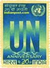 U.N. & GLOBE 0615 Indian Post