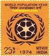 WORLD POPULATION YEAR 0720 Indian Post