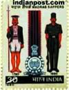 UNIFORMS OF 1780 AND 1980 CREST & RIBBON 0960 Indian Post