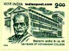 125 YEARS OF VIDYASAGAR COLLEGE 1801 Indian Post