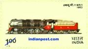 STEAM LOCOMOTIVE 0808 Indian Post